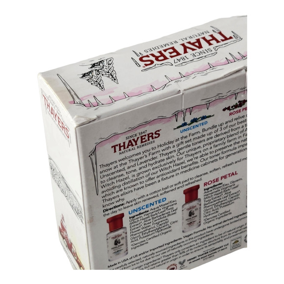 Thayers Facial Toner 3pc Set Luxe Beauty Natural Face Care - Picture 5 of 5